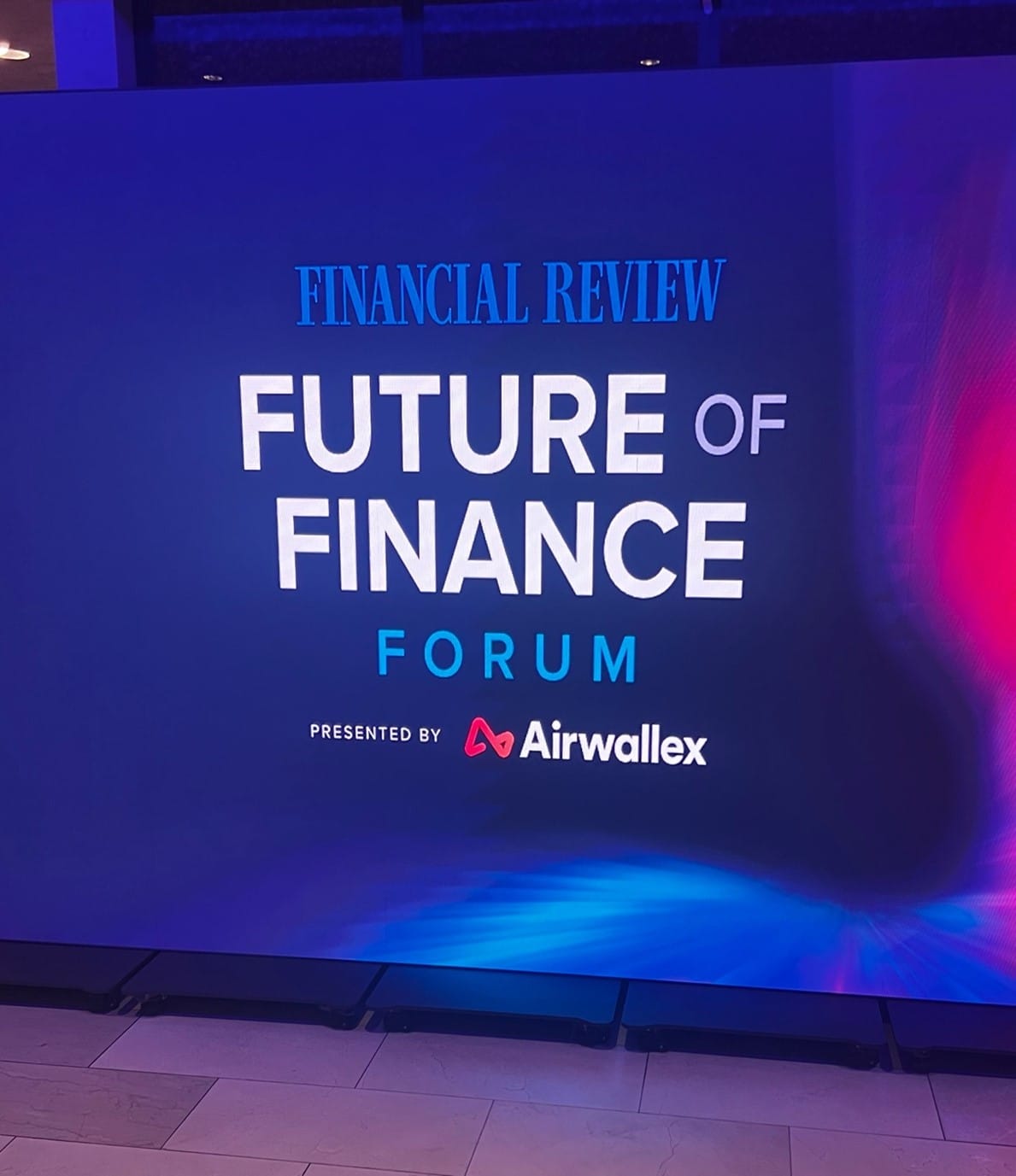 Coco Chen with fellow speakers at the AFR Future of Finance Forum 2025